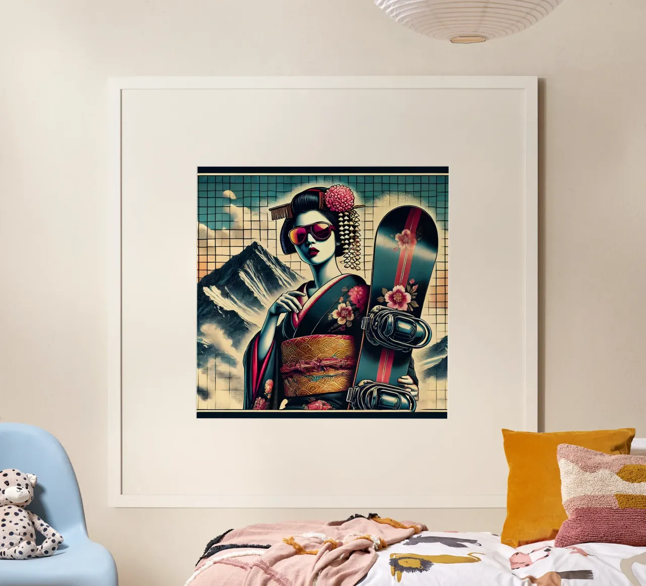 Bocca di cotone poster da nomad