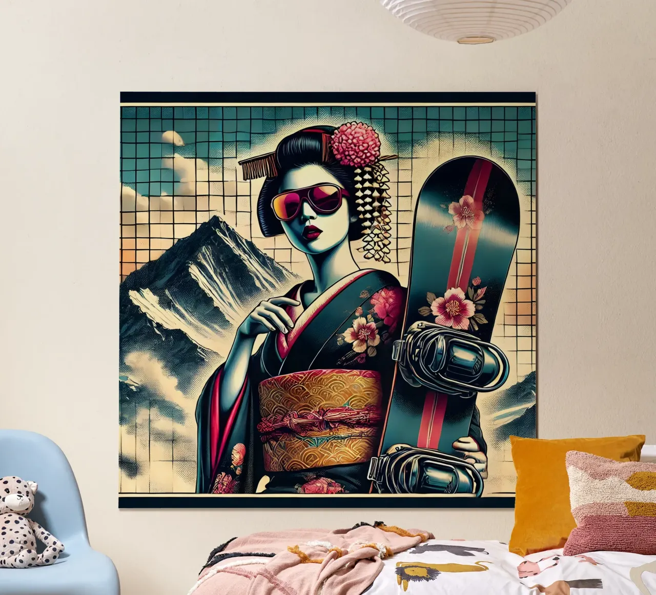 Bocca di cotone poster da nomad