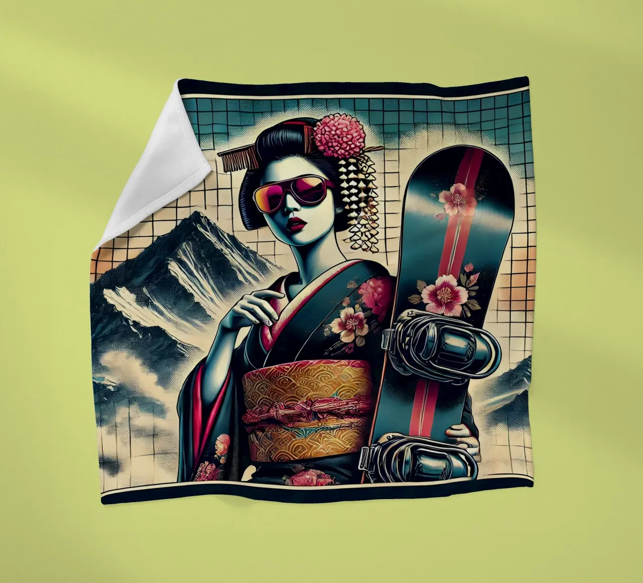 Cotton Mouth fleece blanket by nomad