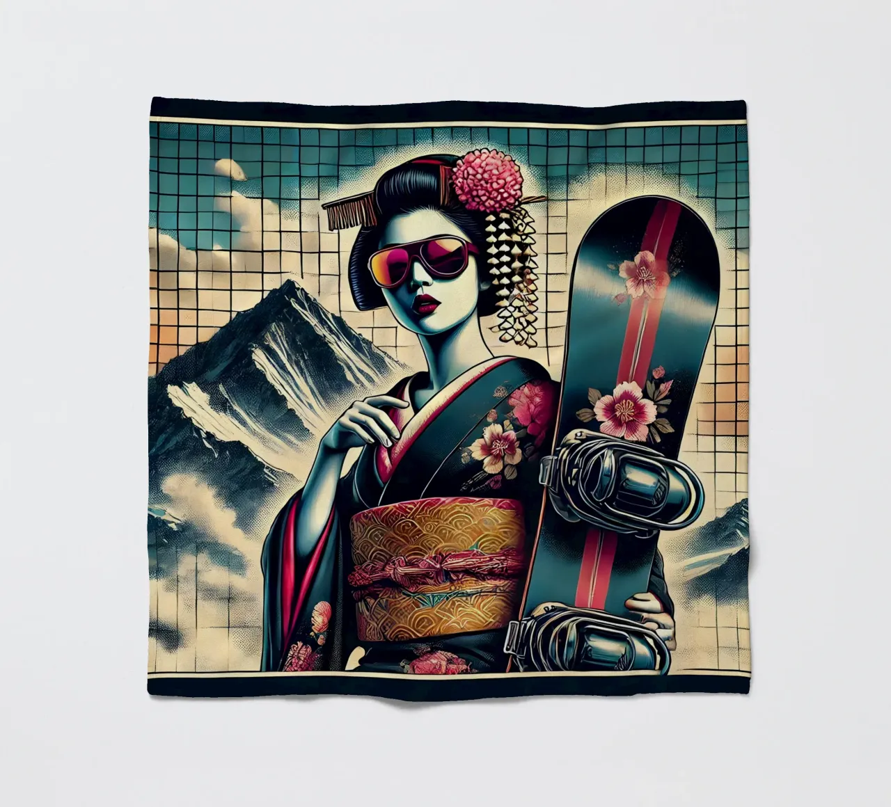 Cotton Mouth fleece blanket by nomad