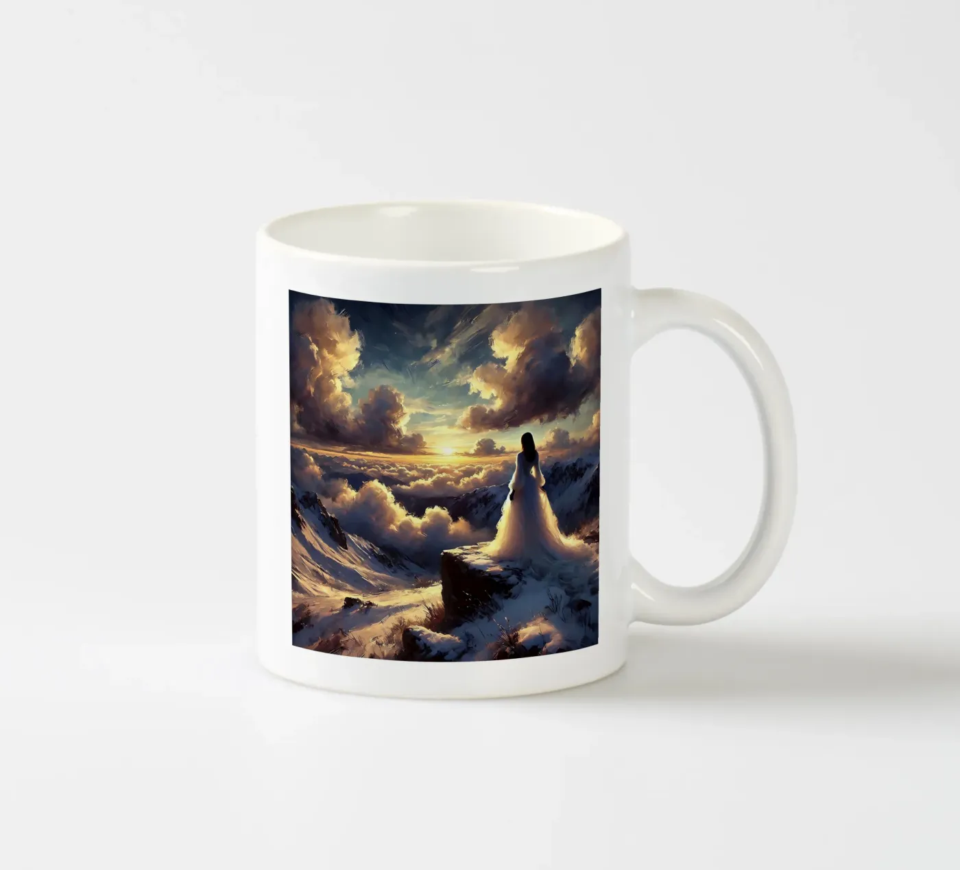 Clouds ceramic mug by nomad
