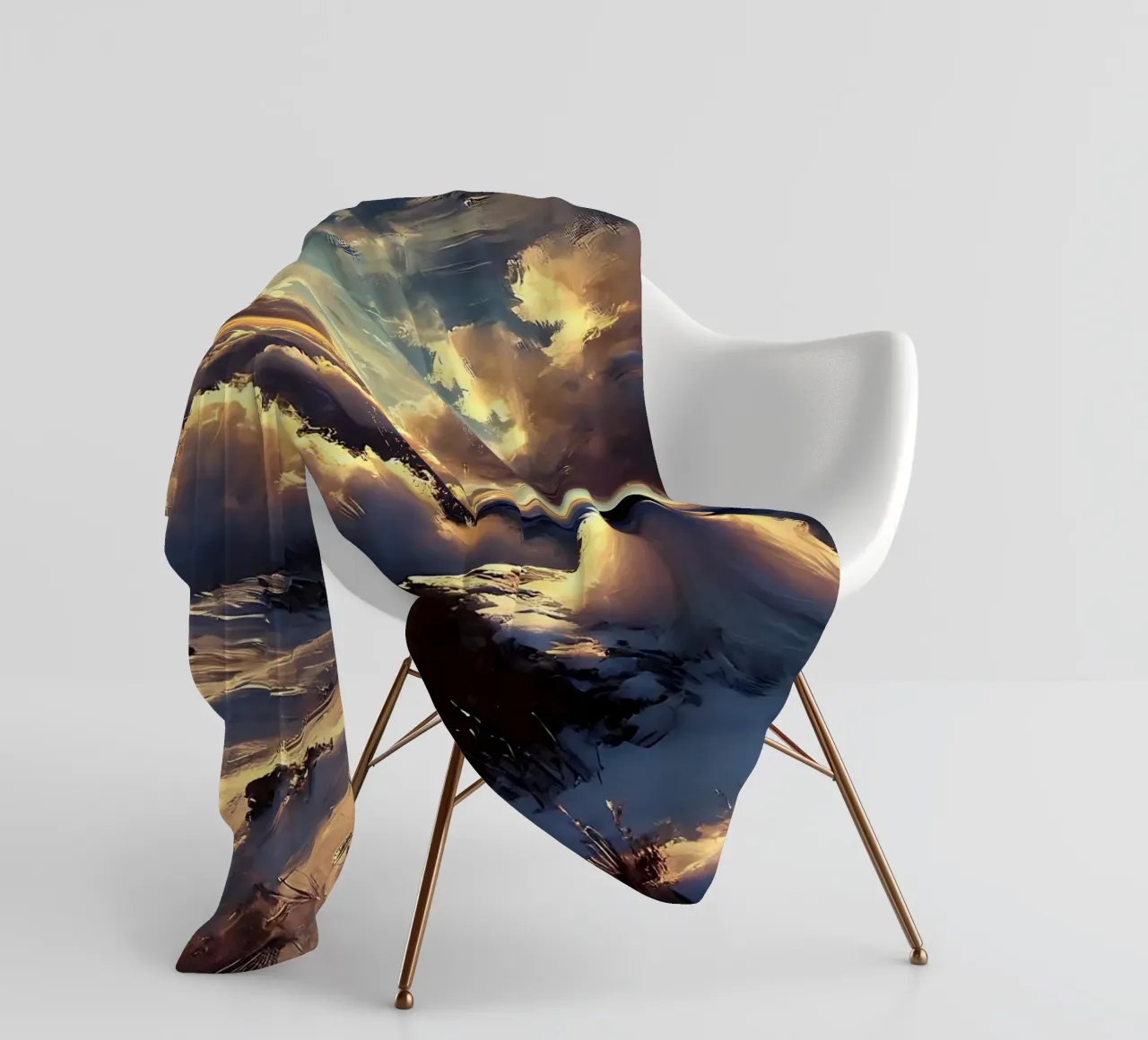 Clouds fleece blanket by nomad