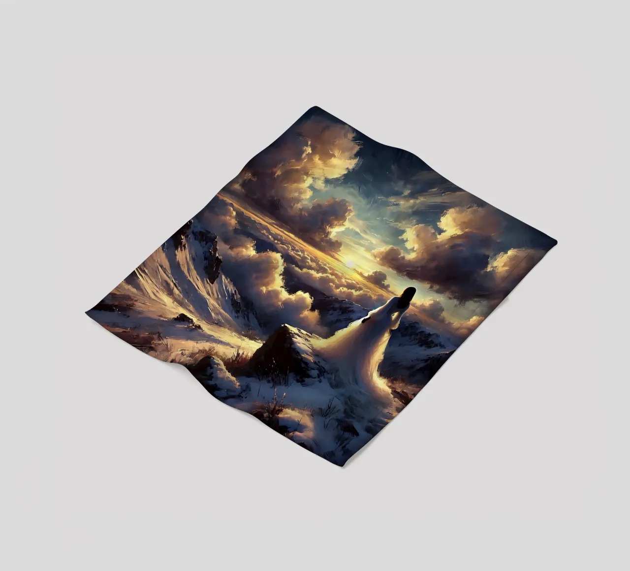 Clouds fleecedeken van nomad