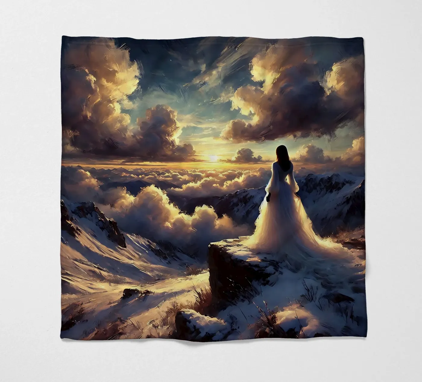 Clouds Fleecedecke von nomad