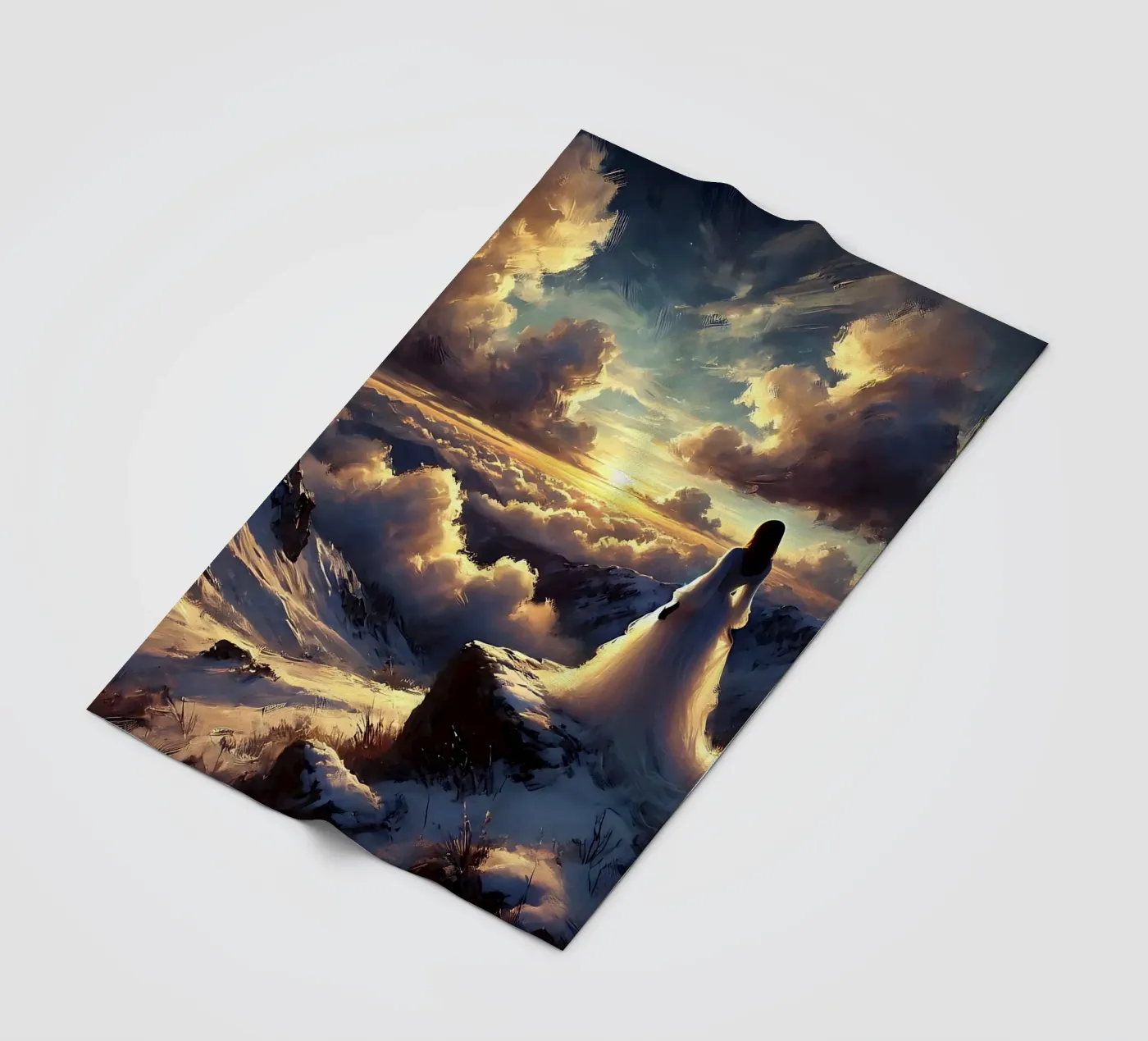 Clouds Fleecedecke von nomad