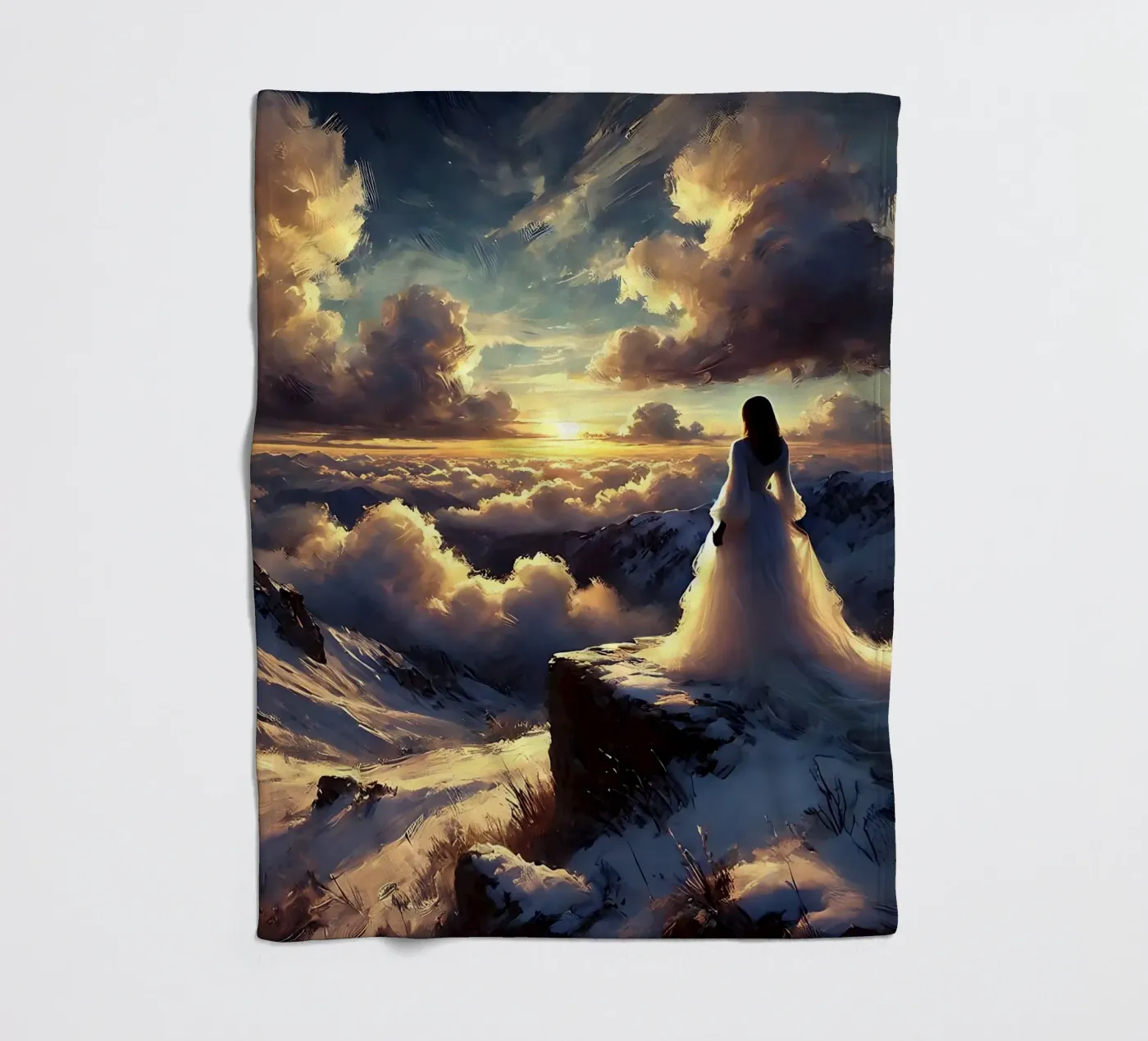 Clouds Fleecedecke von nomad