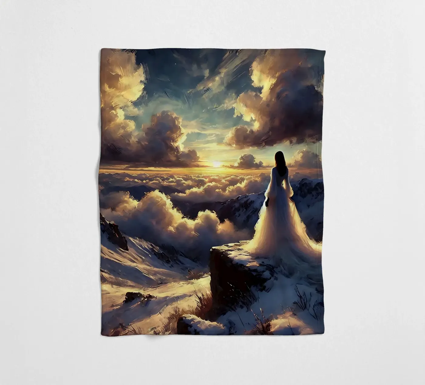 Clouds Fleecedecke von nomad