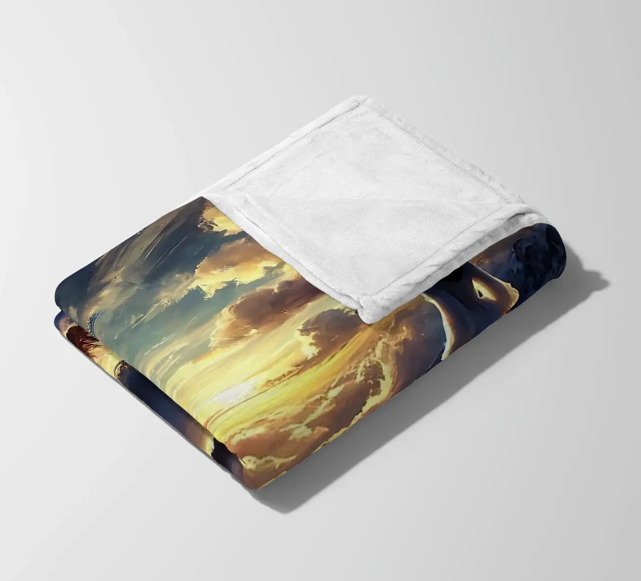 Clouds fleece blanket by nomad