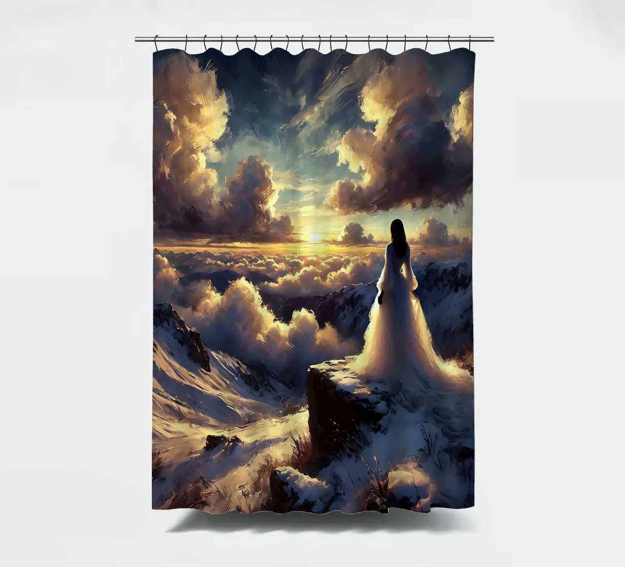 Clouds Duschvorhang von nomad