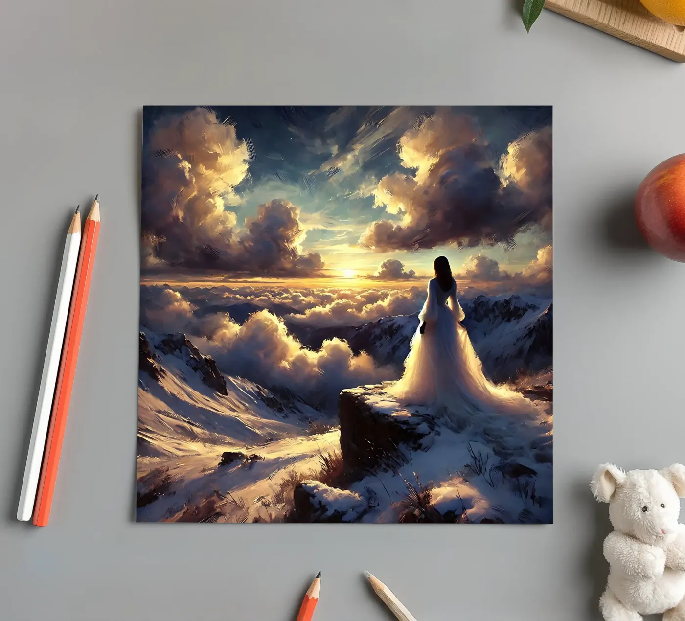 Wolken stickervel van nomad