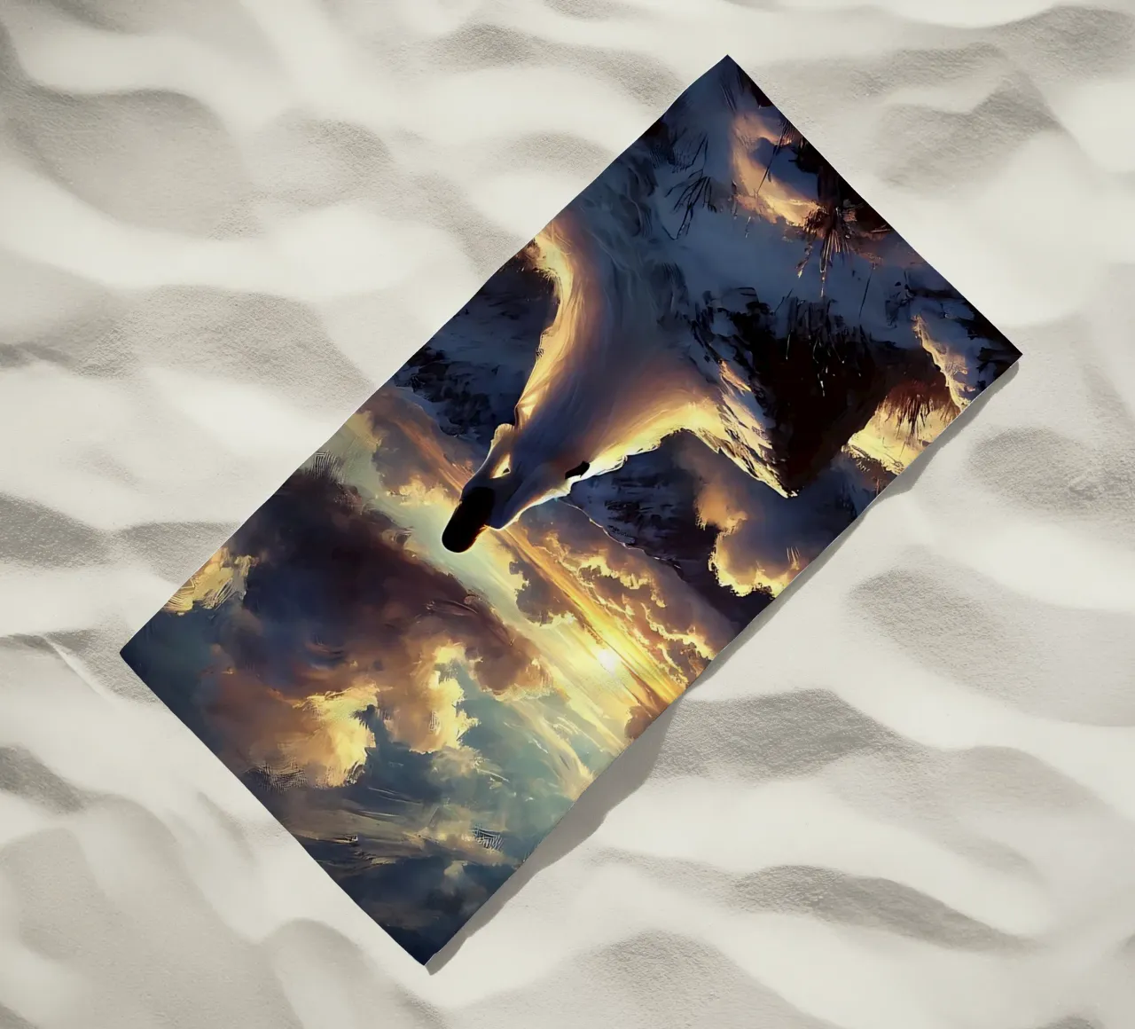 Clouds Strandtuch von nomad