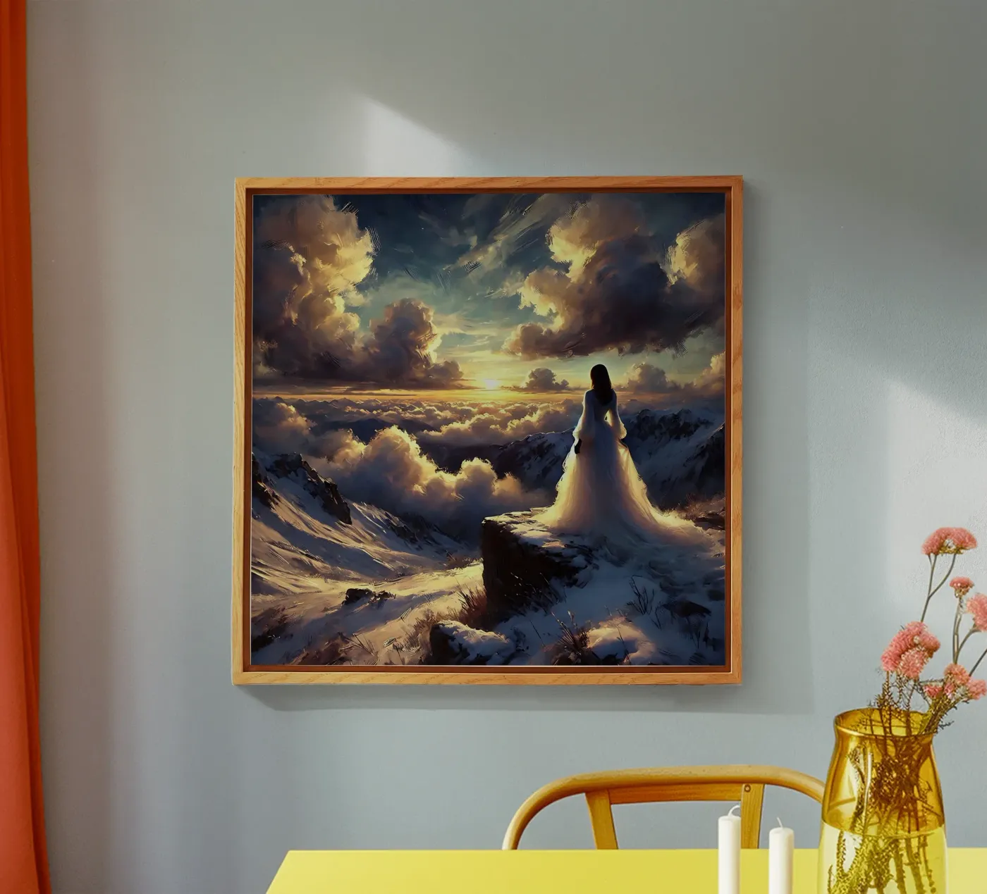 Wolken acryl van nomad