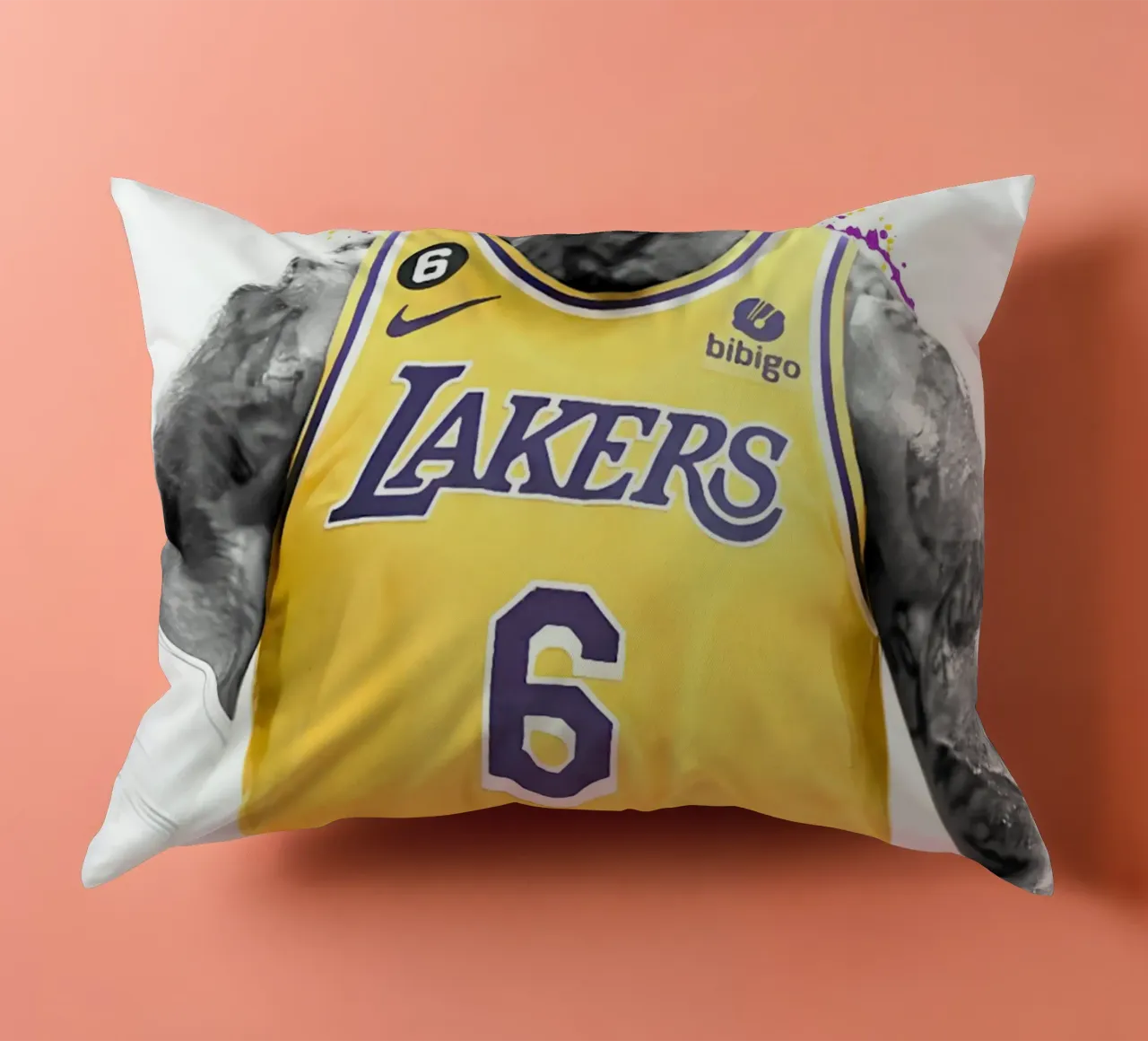 Lebron James LA Lakers 4 cuscino da tenten