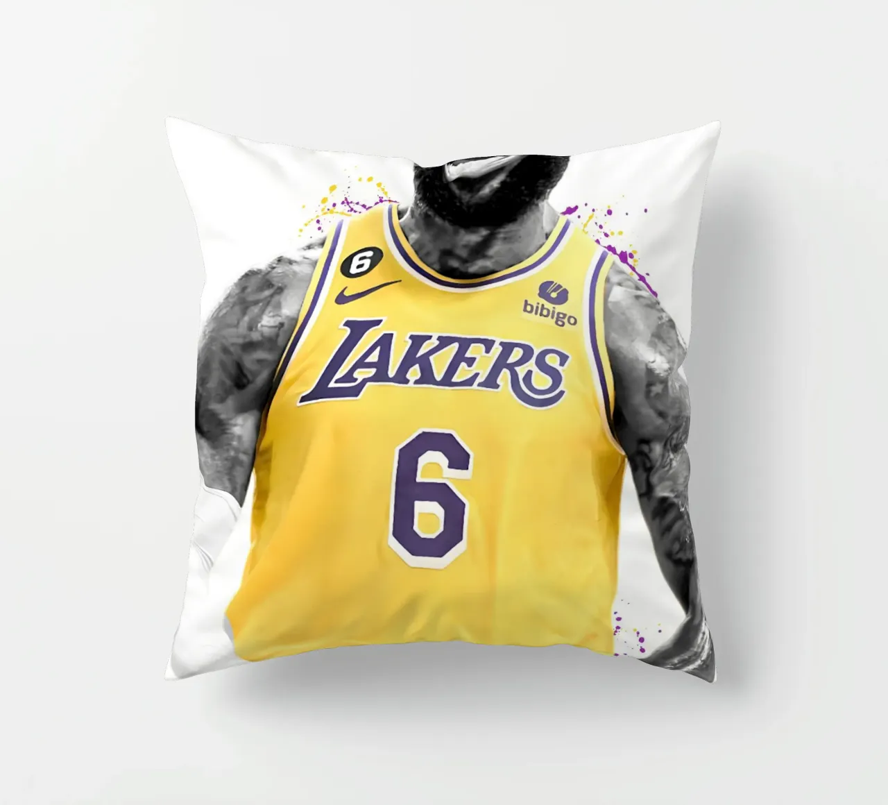 Lebron James LA Lakers 4 cuscino da tenten