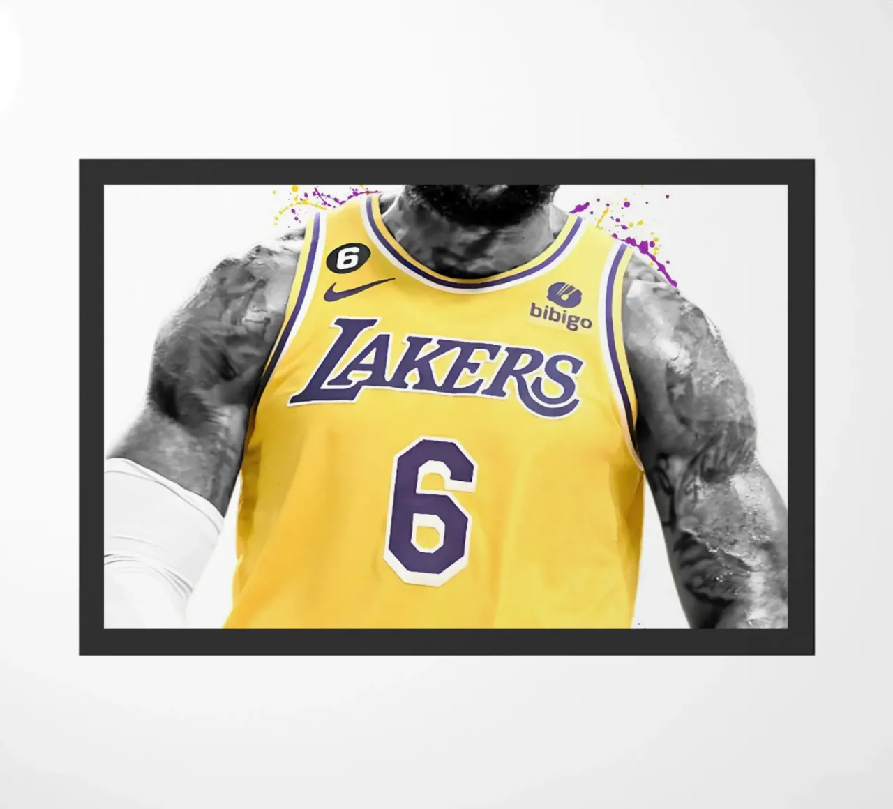 Lebron James LA Lakers 4 zerbino da tenten
