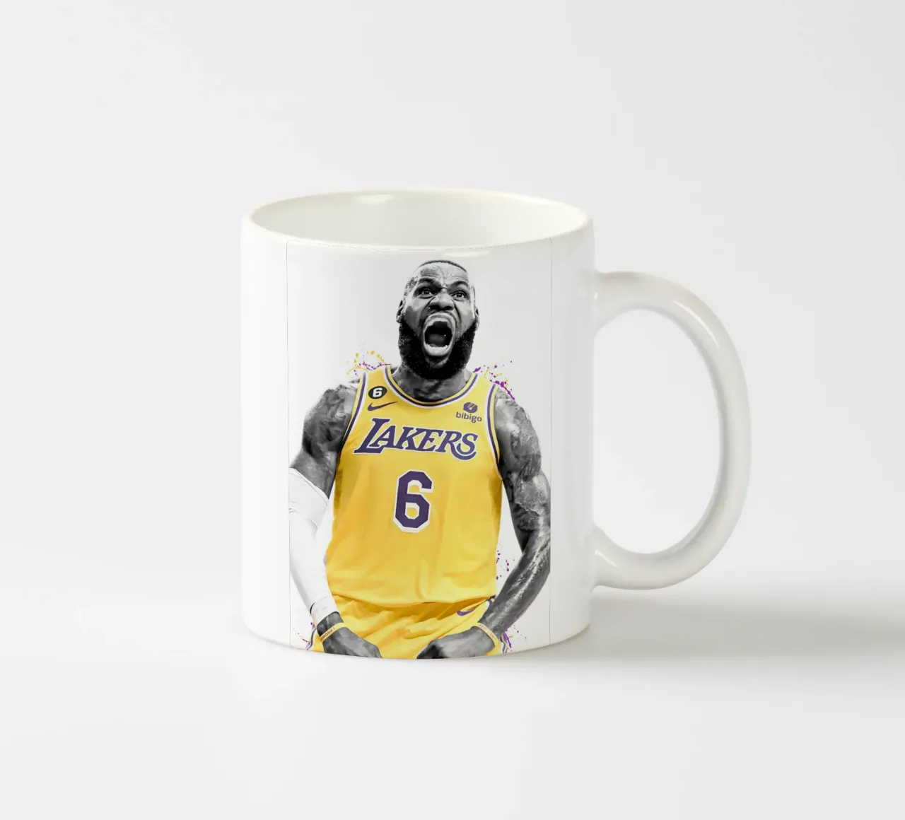 Lebron James LA Lakers 4 tazza in ceramica da tenten