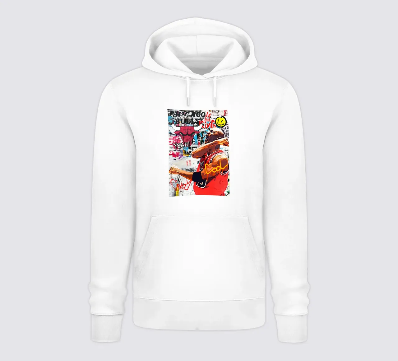 Michael Jordan Chicago Bulls 2 felpa con cappuccio da tenten