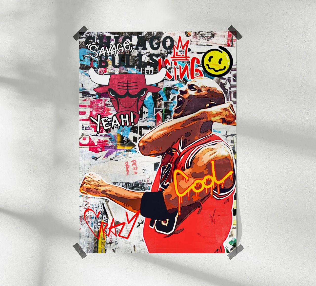 Michael Jordan Chicago Bulls 2 poster by tenten