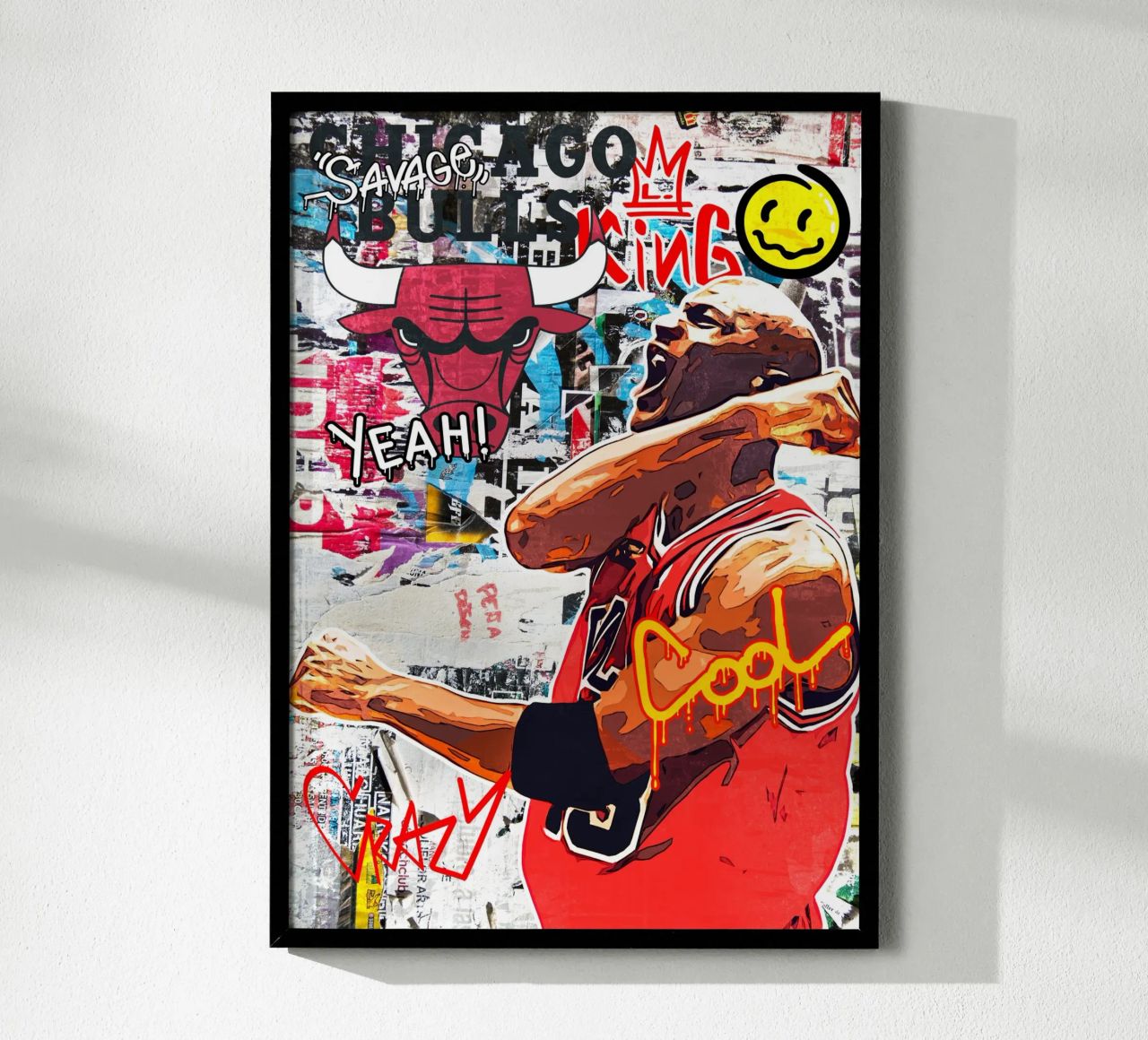 Michael Jordan Chicago Bulls 2 poster by tenten