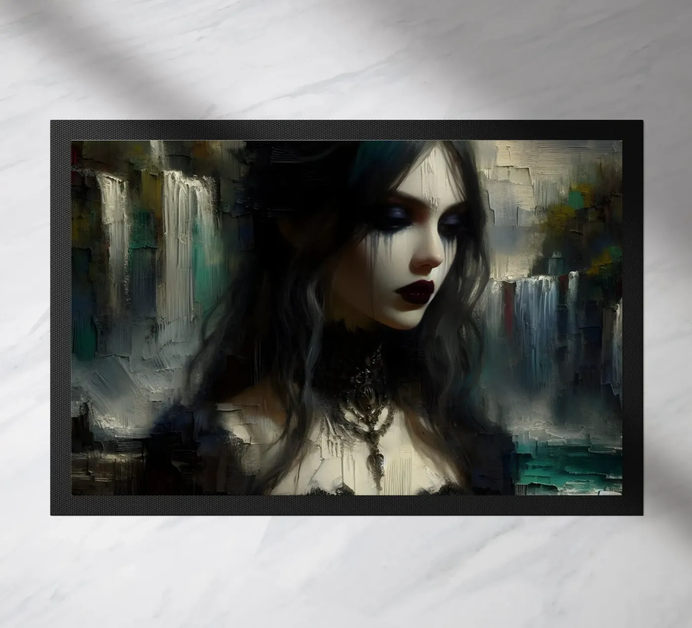 dark thought doormat by nomad