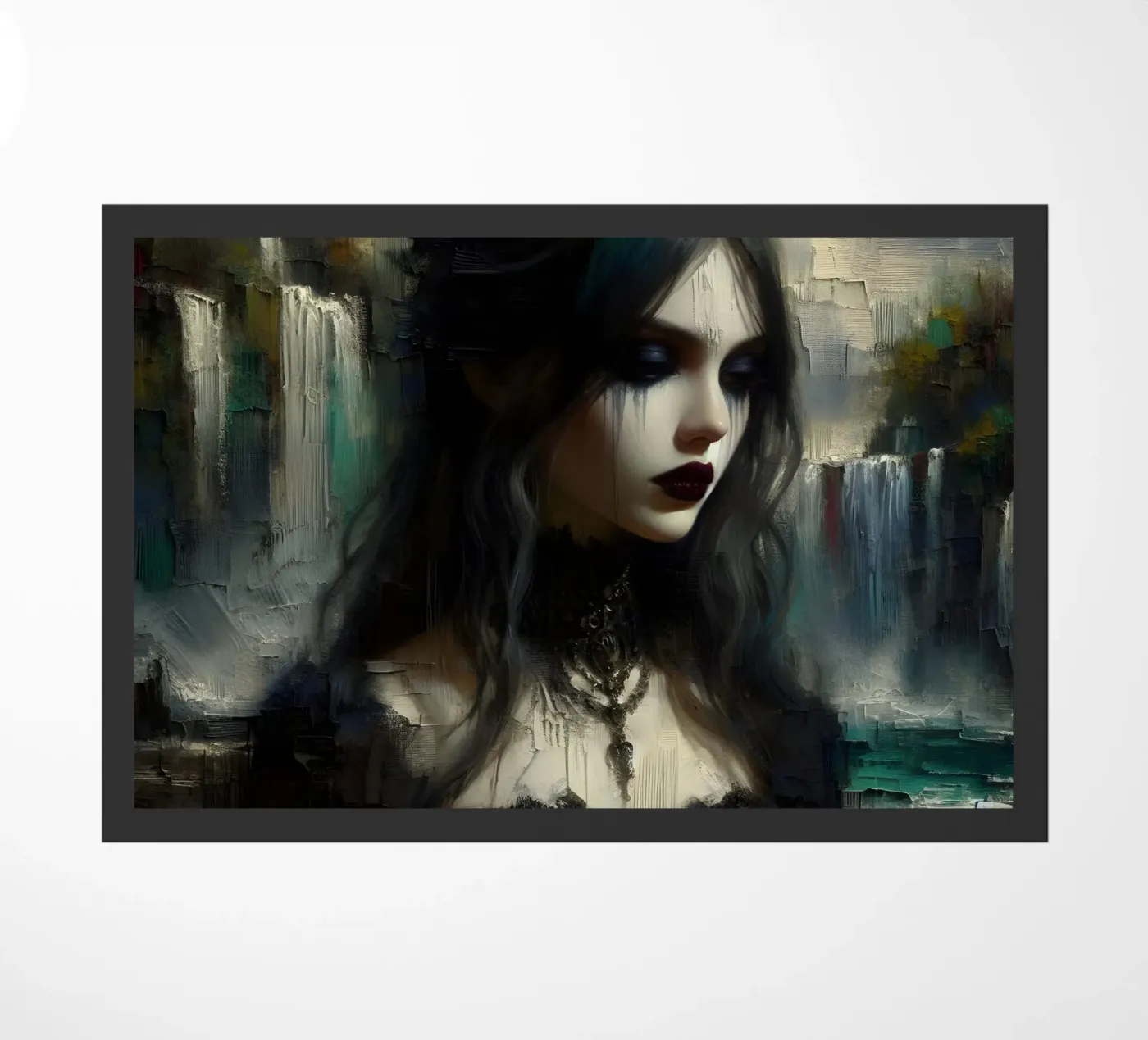 dark thought doormat by nomad