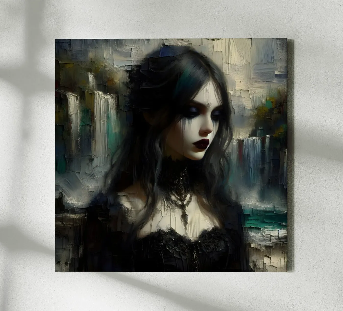 dark thought canvas by nomad