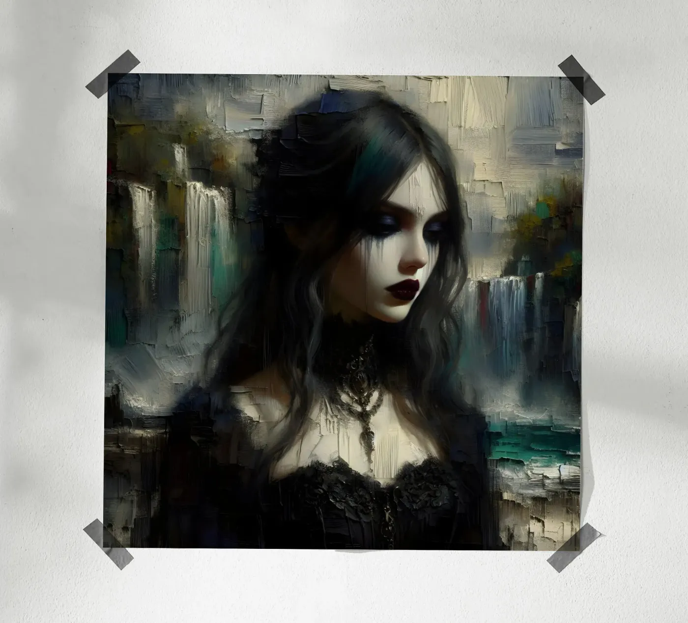 dark thought poster by nomad