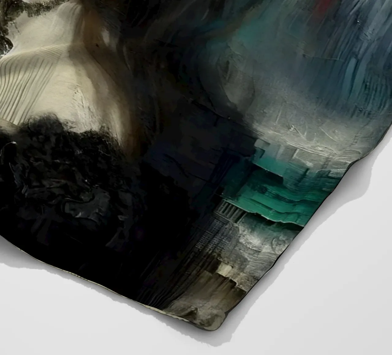 dunkler Gedanke Fleecedecke von nomad