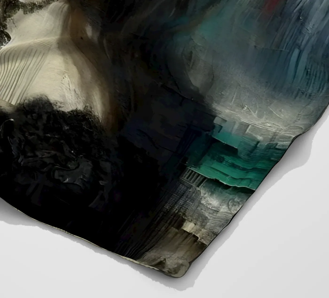 donkere gedachte fleecedeken van nomad