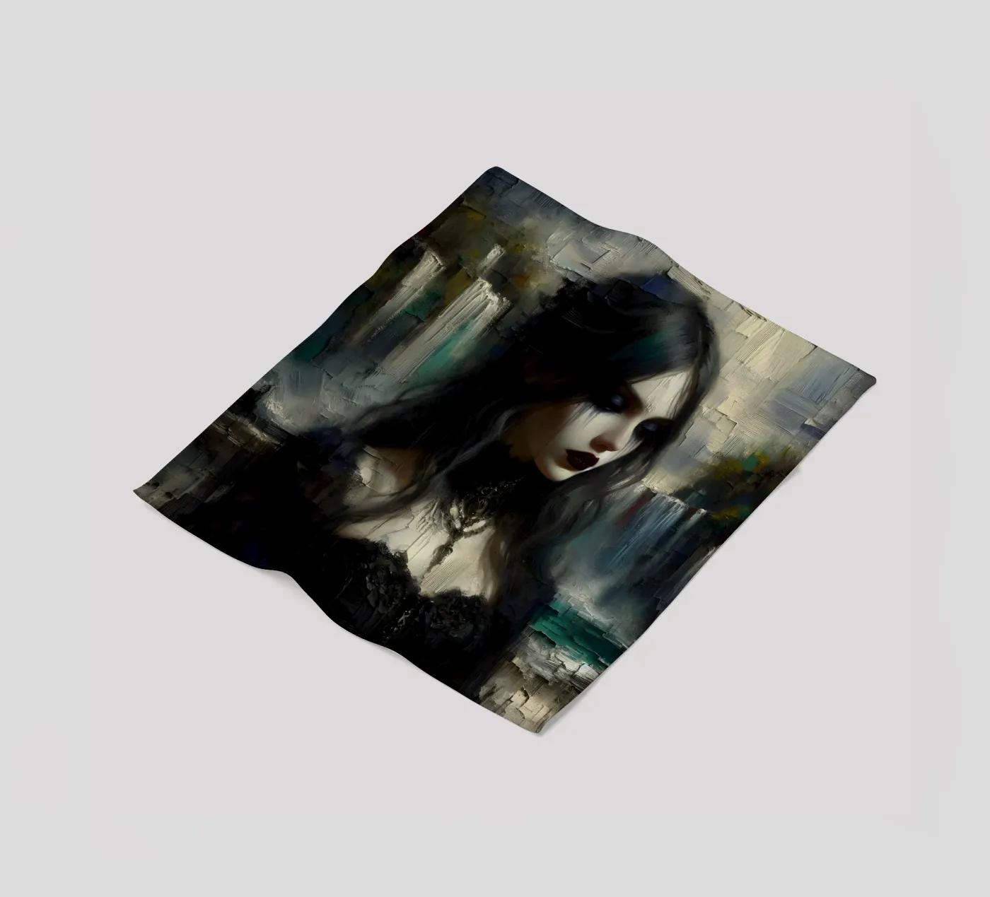 donkere gedachte fleecedeken van nomad