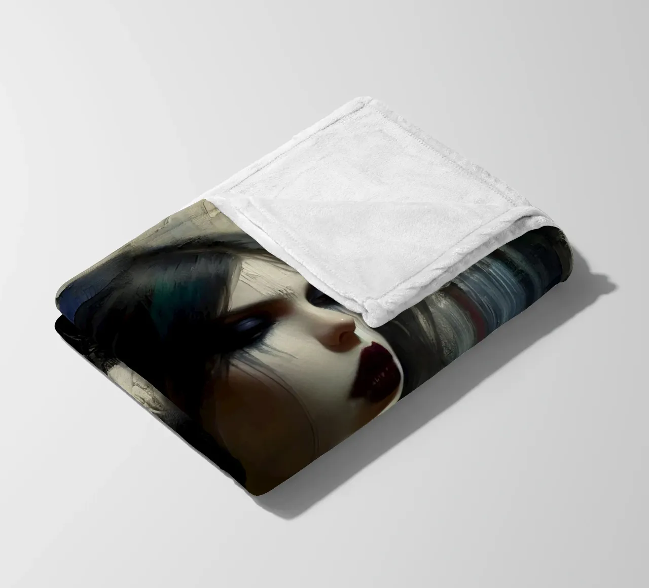 dunkler Gedanke Fleecedecke von nomad