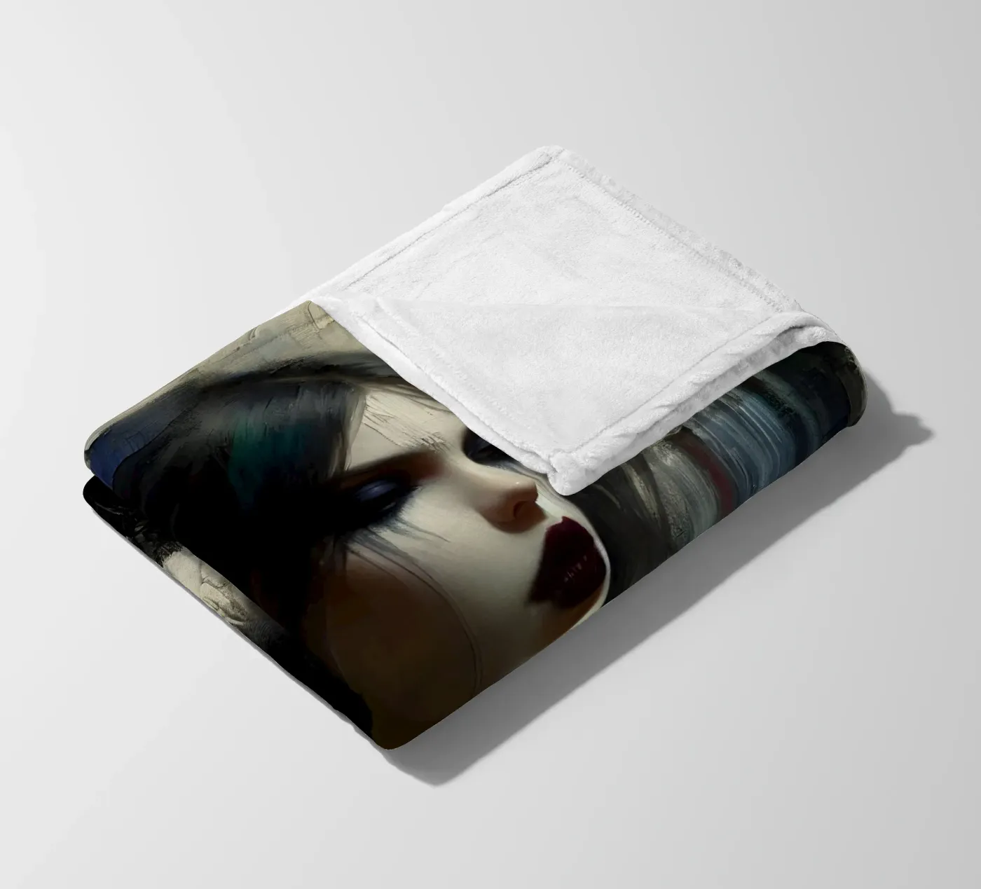 donkere gedachte fleecedeken van nomad