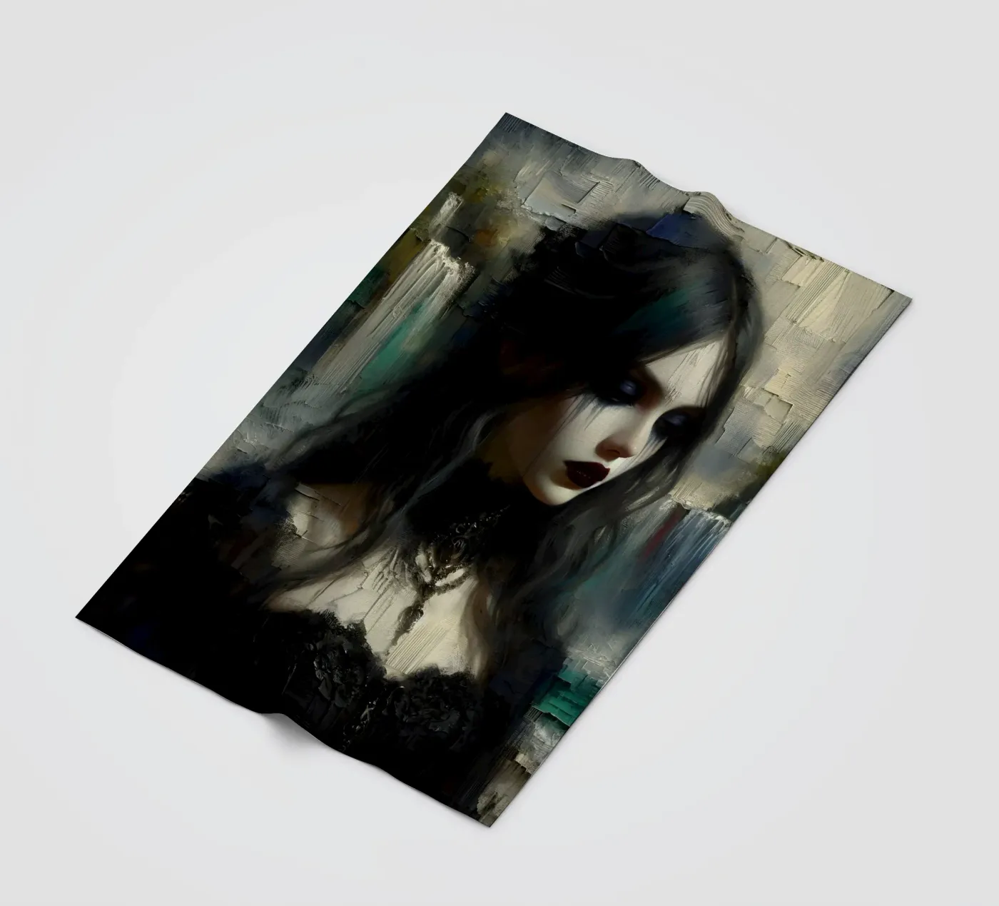 donkere gedachte fleecedeken van nomad