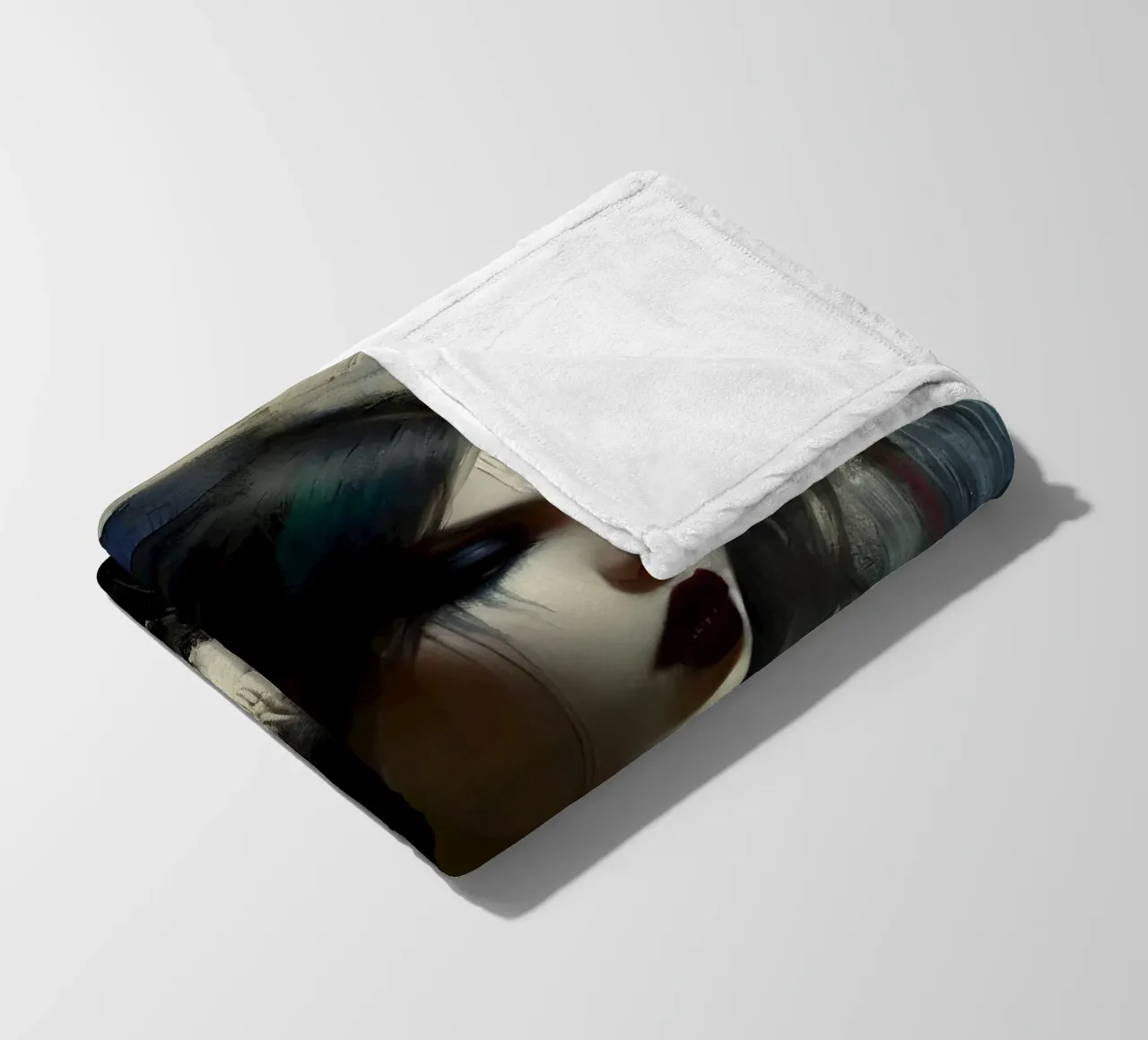 dunkler Gedanke Fleecedecke von nomad