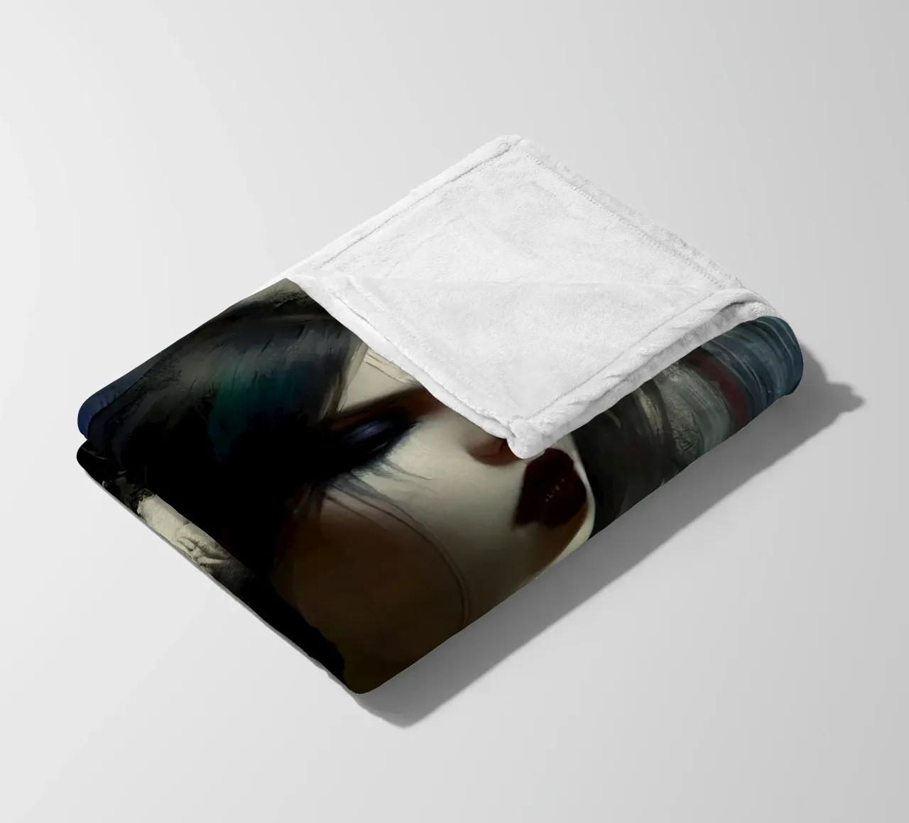 dunkler Gedanke Fleecedecke von nomad