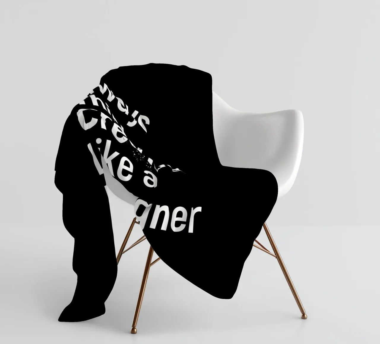 Always think creative like a designer coperta in pile da happieeagle