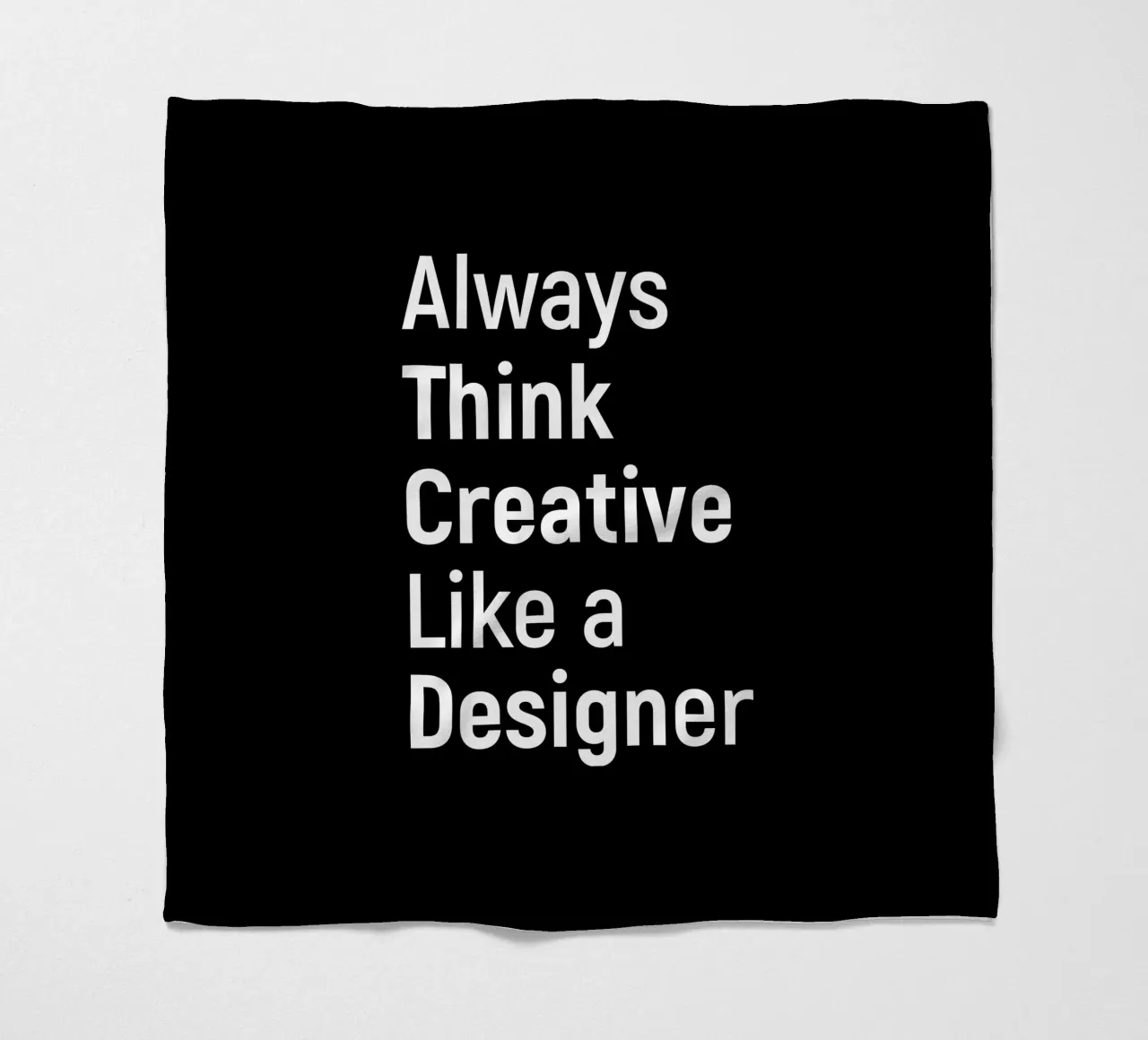 Always think creative like a designer coperta in pile da happieeagle