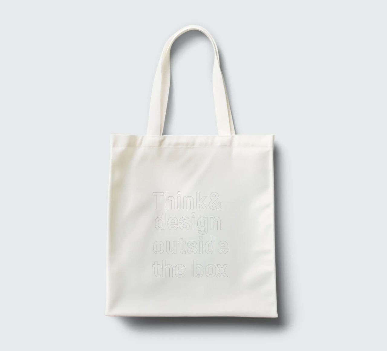 Think and design outside the box borsa in juta da happieeagle