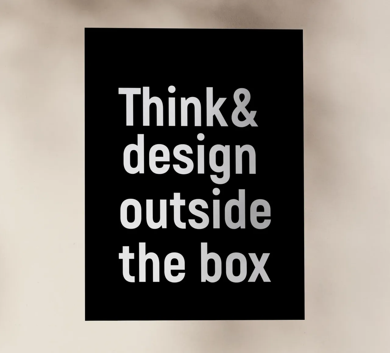 Think and design outside the box pellicola backlit da happieeagle