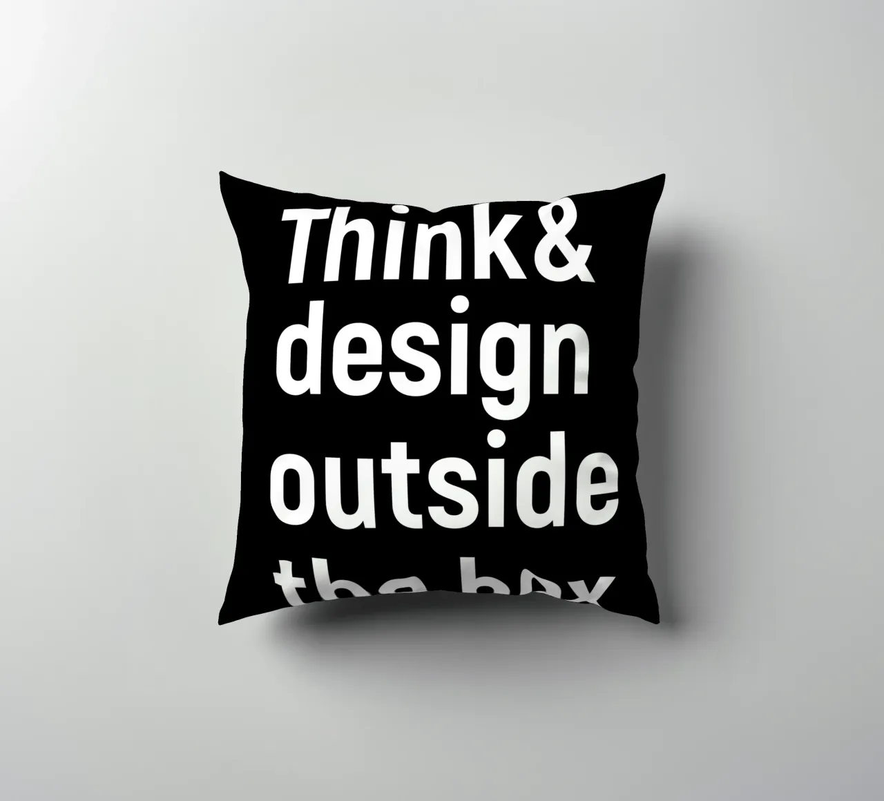 Think and design outside the box cuscino da happieeagle