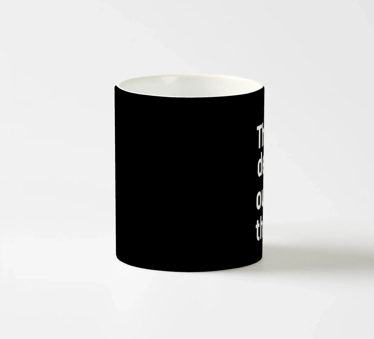 Think and design outside the box tazza in ceramica da happieeagle