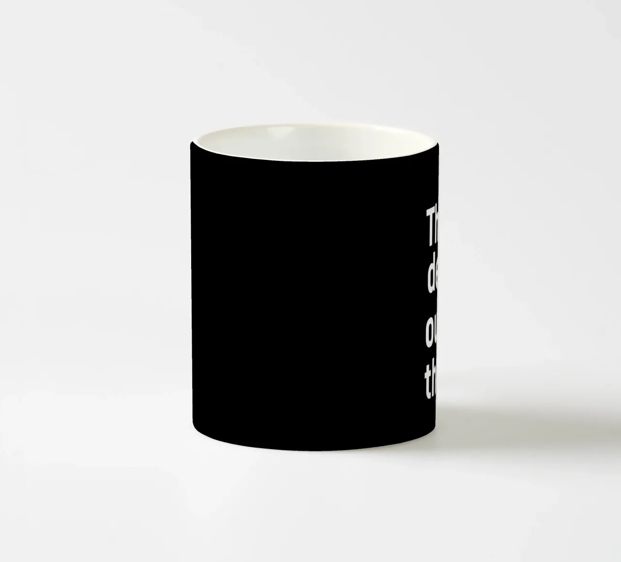 Think and design outside the box tazza in ceramica da happieeagle