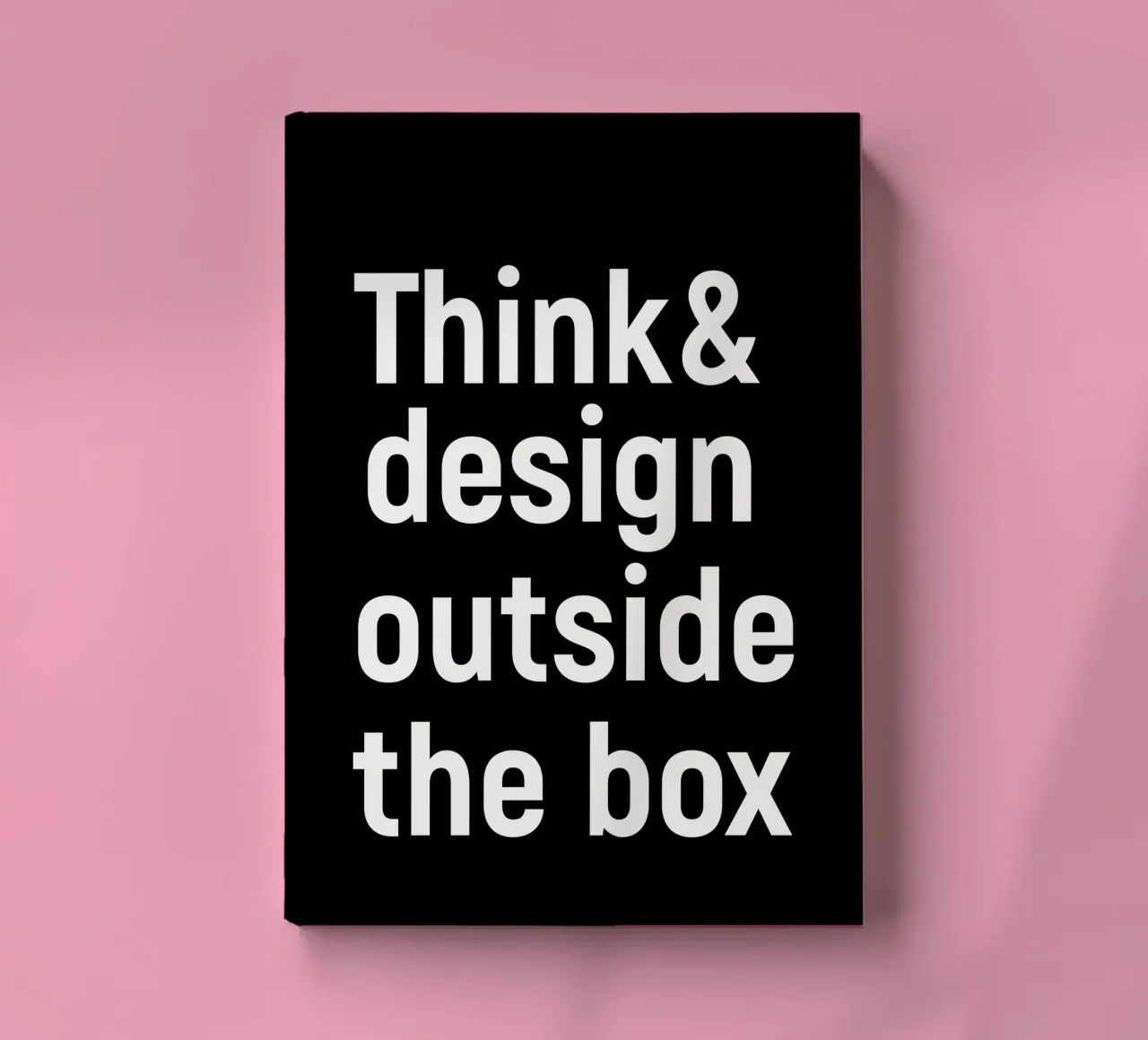 Think and design outside the box Notizbuch von happieeagle