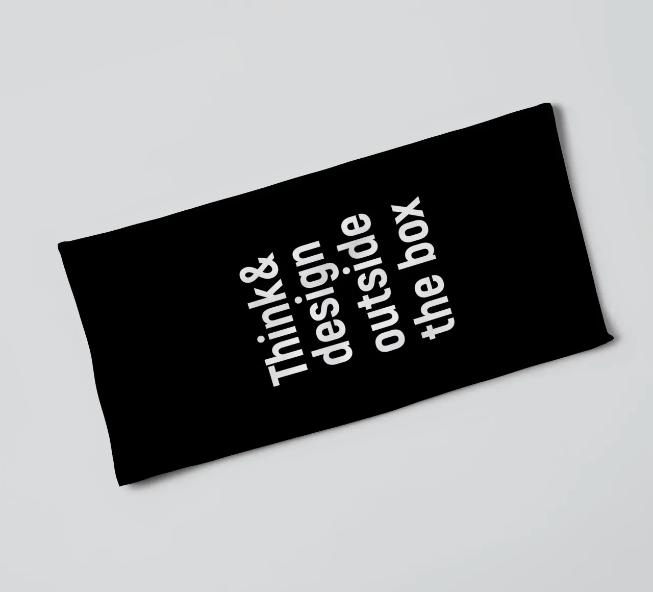 Think and design outside the box asciugamano da bagno da happieeagle