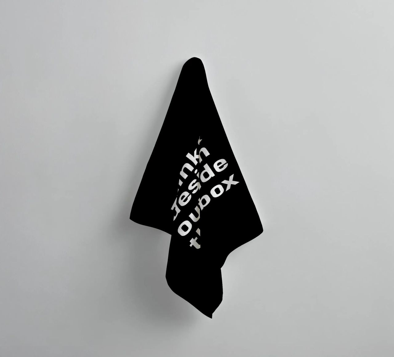 Think and design outside the box asciugamano da bagno da happieeagle