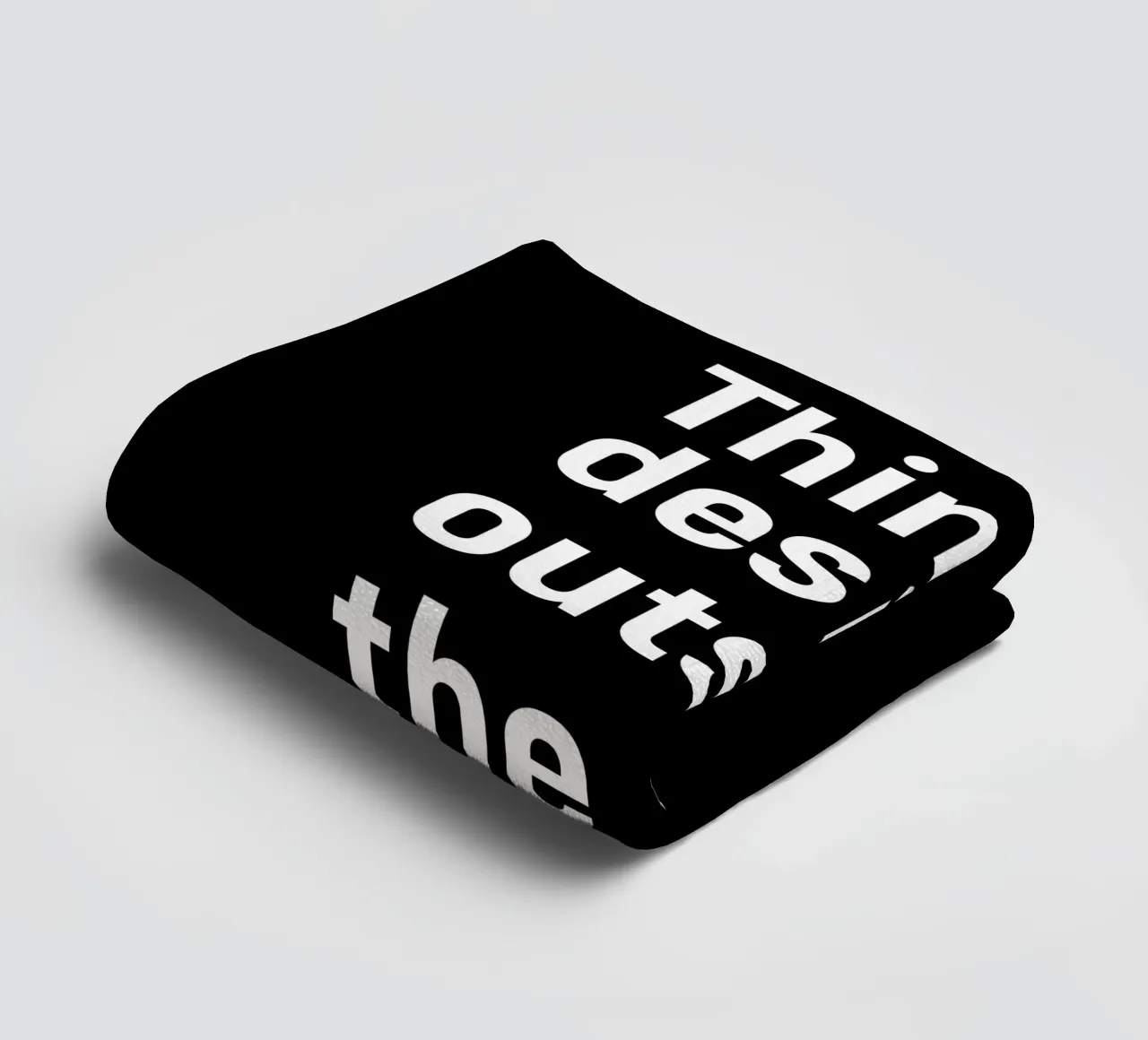 Think and design outside the box asciugamano da bagno da happieeagle