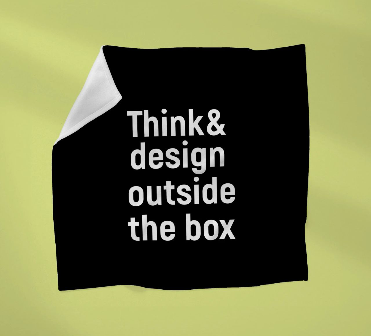 Think and design outside the box coperta in pile da happieeagle