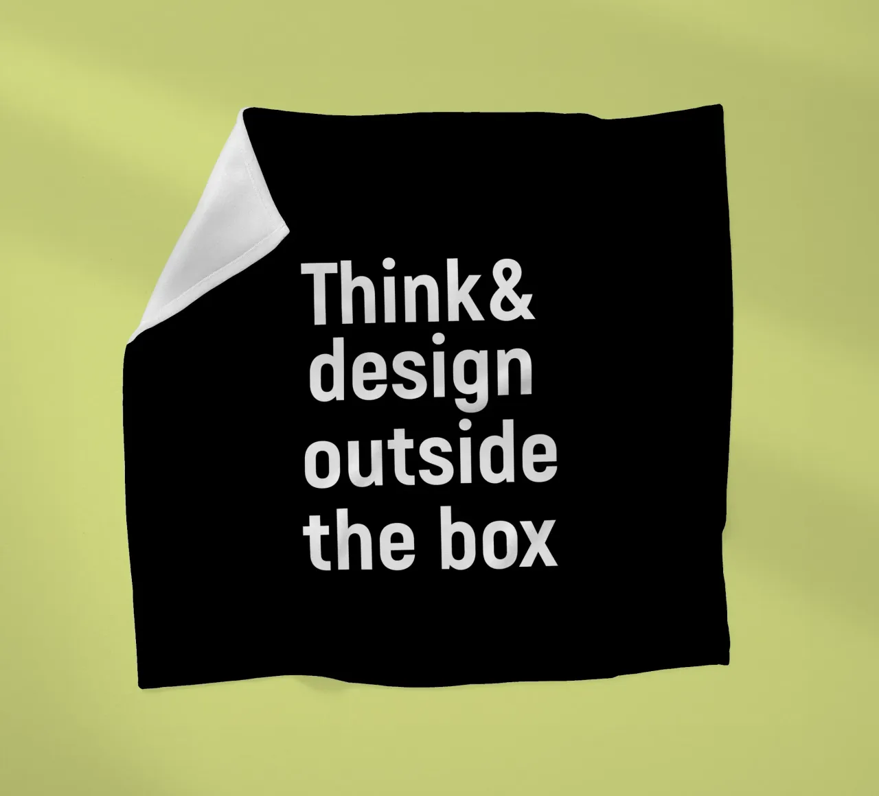 Think and design outside the box coperta in pile da happieeagle