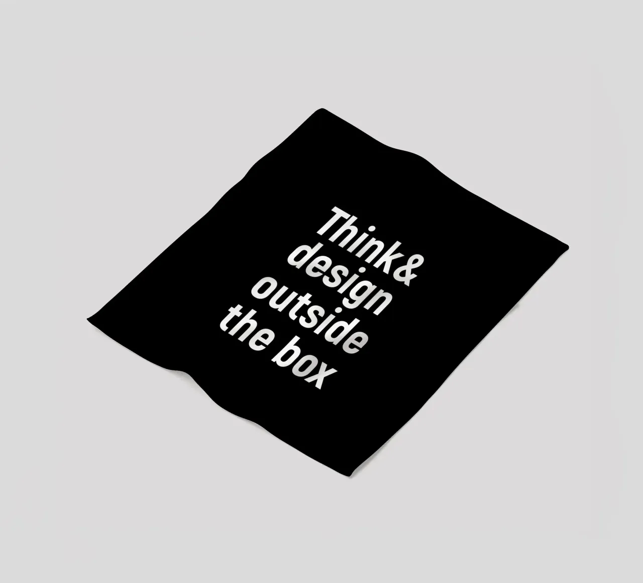 Think and design outside the box coperta in pile da happieeagle
