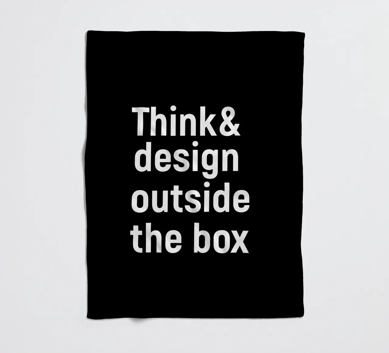 Think and design outside the box coperta in pile da happieeagle